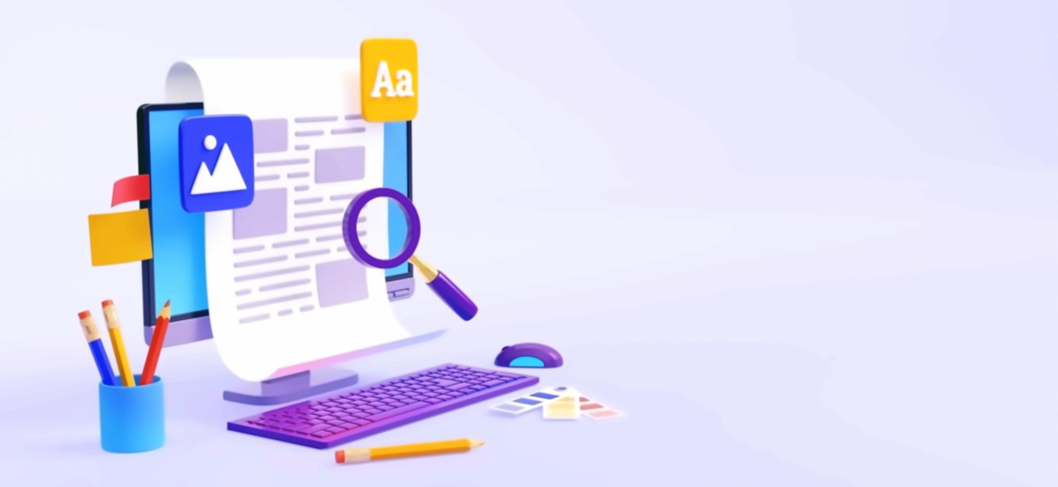 Arbeitsplatz während einer praktischen SEO-Analyse-Session